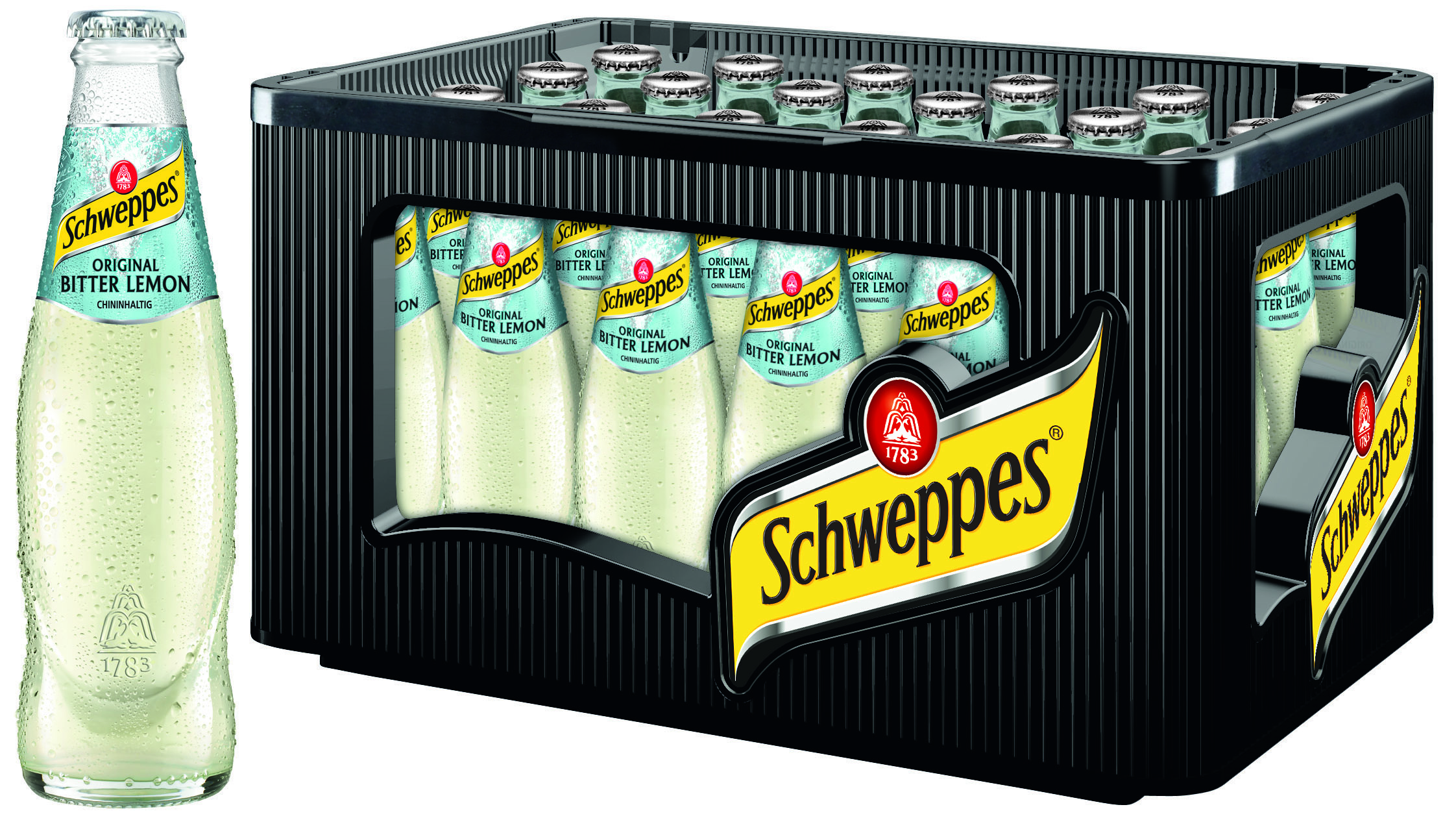 Schweppes Bitter Lemon 24 x 0,2 l (Glas)