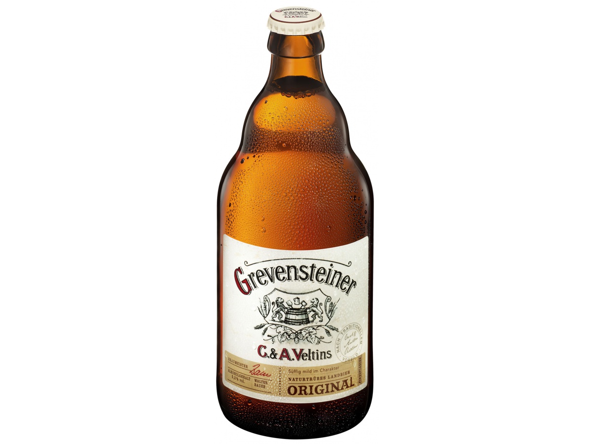 Grevensteiner Original naturtrübes Landbier 16 x 0,5 l (Glas)