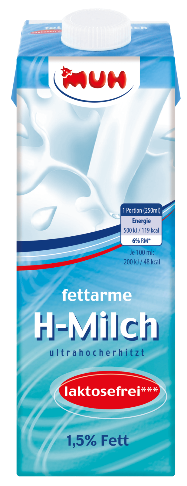 Muh Lactosefreie H-Milch 1,5% Fett  10 x 1,0 l  (Tetra)