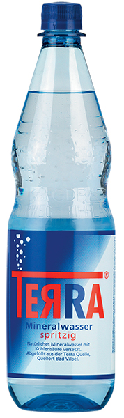 Terra Mineralwasser spritzig 12 x 1,0 l (PET)