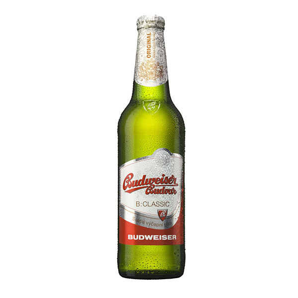 Budweiser Budvar hell, Premium Lagerbier 20 x 0,5 l (Glas)