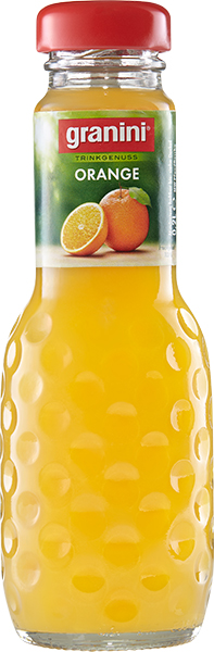 Granini Trinkgenuss Orangensaft 24 x 0,2 l (Glas)