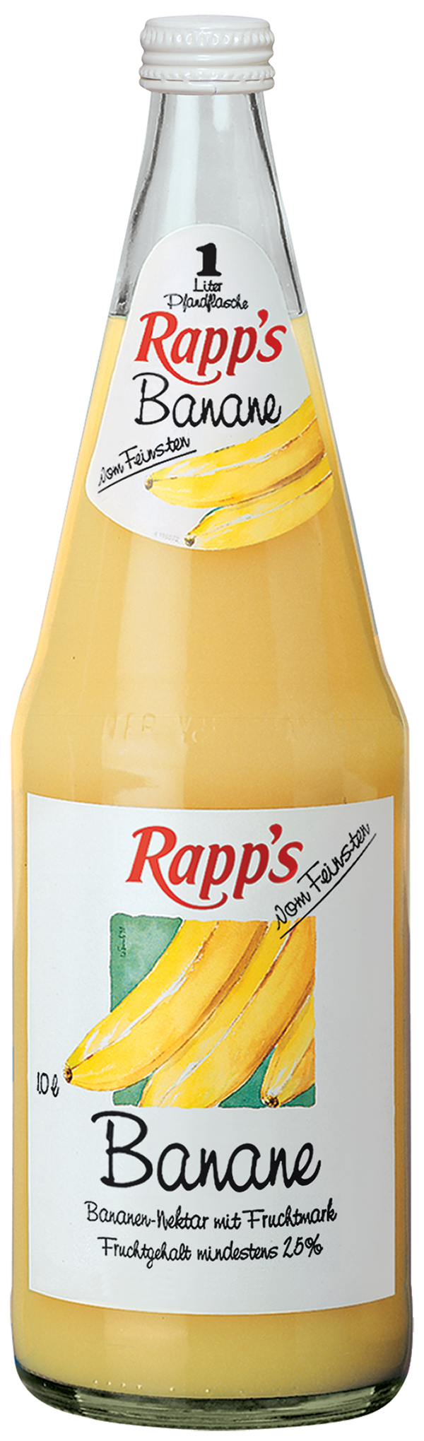 Rapps Banane  6 x 1,0 l (Glas)