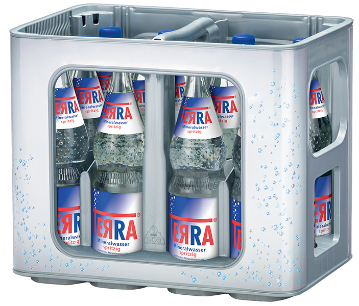 Terra Mineralwasser spritzig 12 x 0,7 l (Glas)