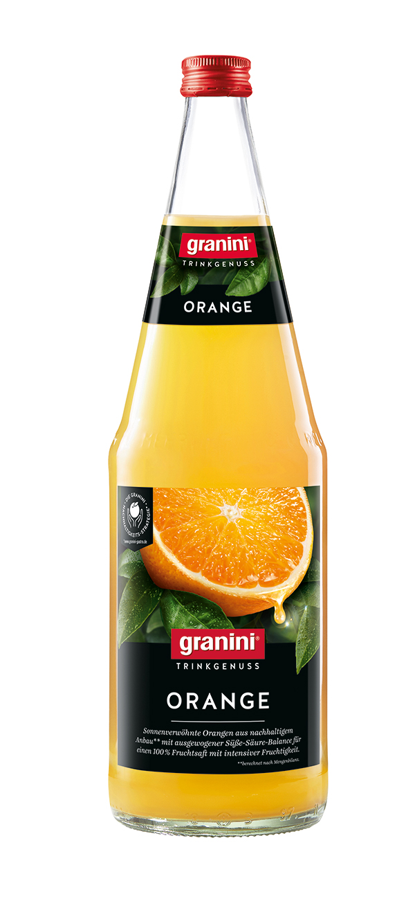 Granini Trinkgenuss Orange  6 x 1,0 l (Glas)