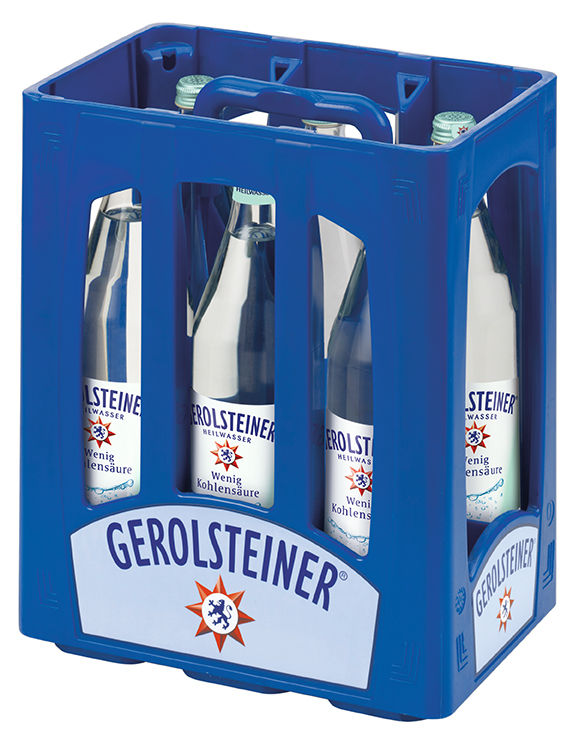 Gerolsteiner Heilwasser medium  6 x 1,0 l (Glas)