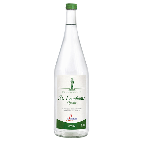 St. Leonhards medium  6 x 1,0 l (Glas)